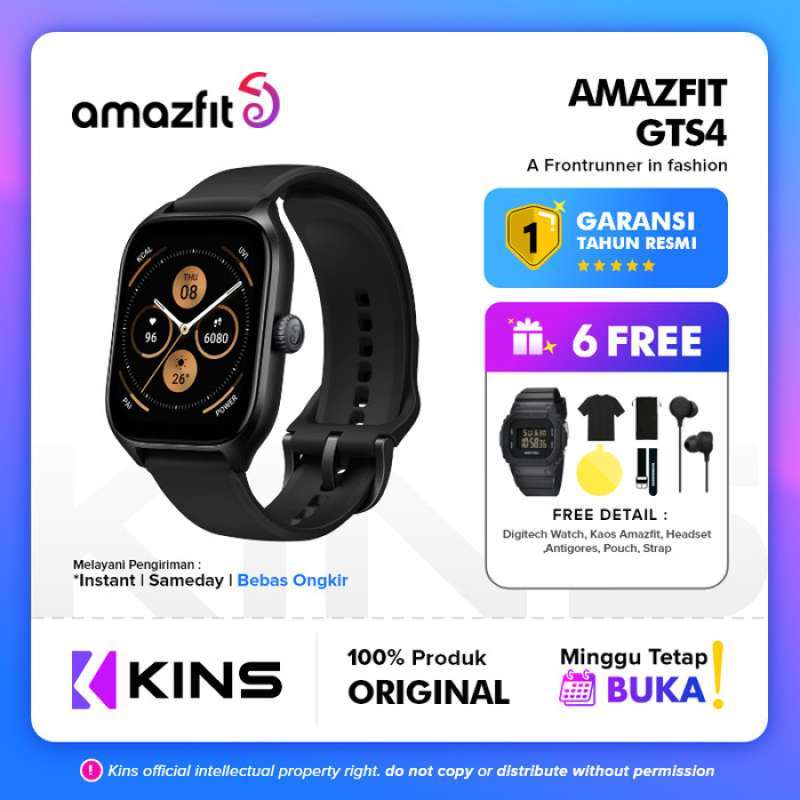 Amazfit GTS 4, A Frontrunner in Fashion