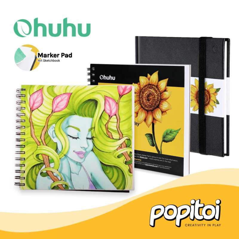 Jual OHUHU Marker Pad Sketchbook Buku Gambar Sketsa di Seller Popitoi ID -  Tegalsari, Kota Surabaya