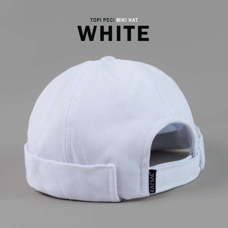 Jual Peci Putih Peci Miki Hat Topi Peci Kopiah Dewasa Di Seller