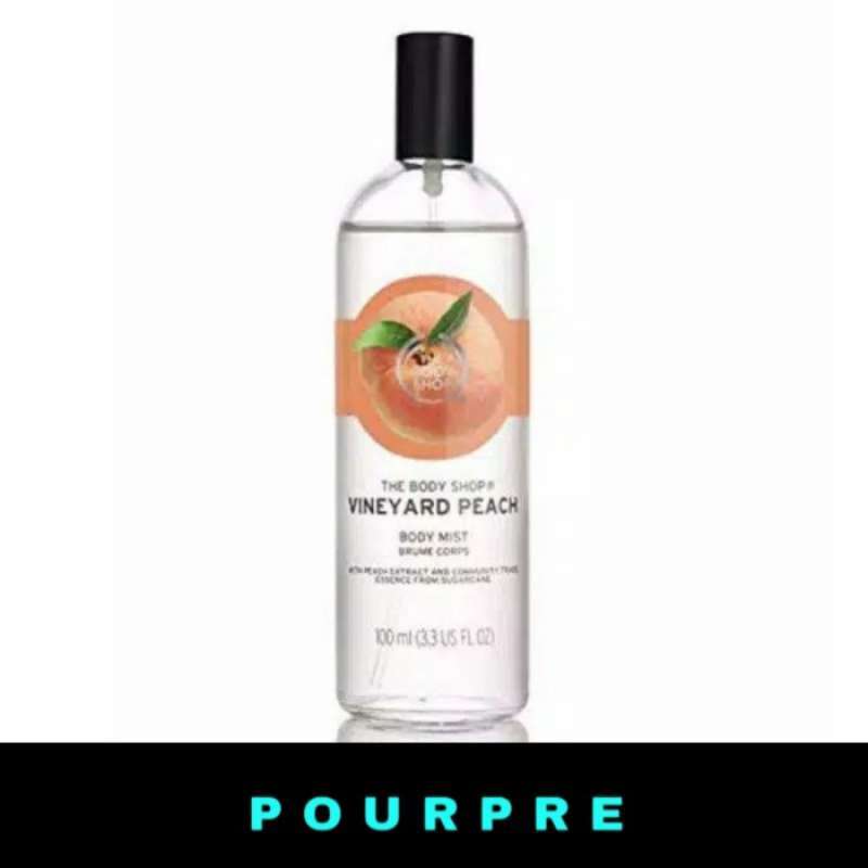 The body shop vineyard peach body mist online