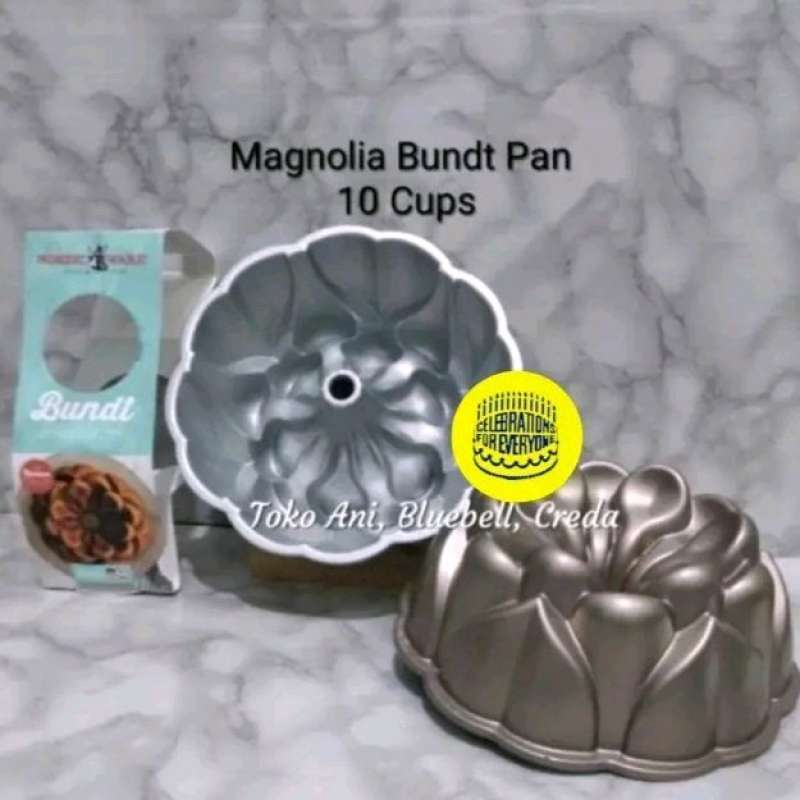 Jual Nordic Ware Magnolia Bundt Pan 10 Cup Ltr ∅ Cm