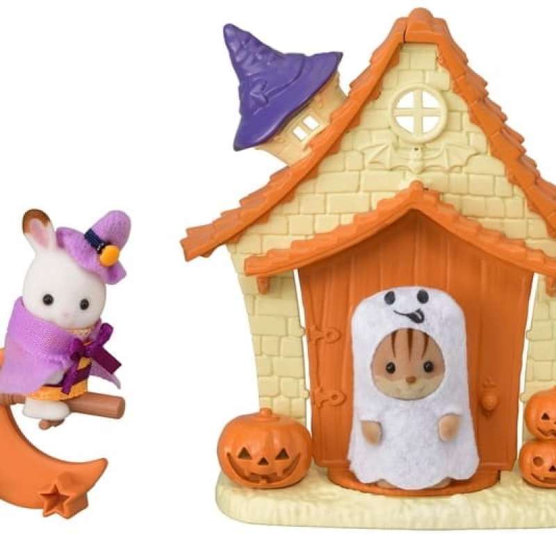 Promo SYLVANIAN FAMILIES ORIGINAL 5389 HALLOWEEN PLAYHOUSE PLAY