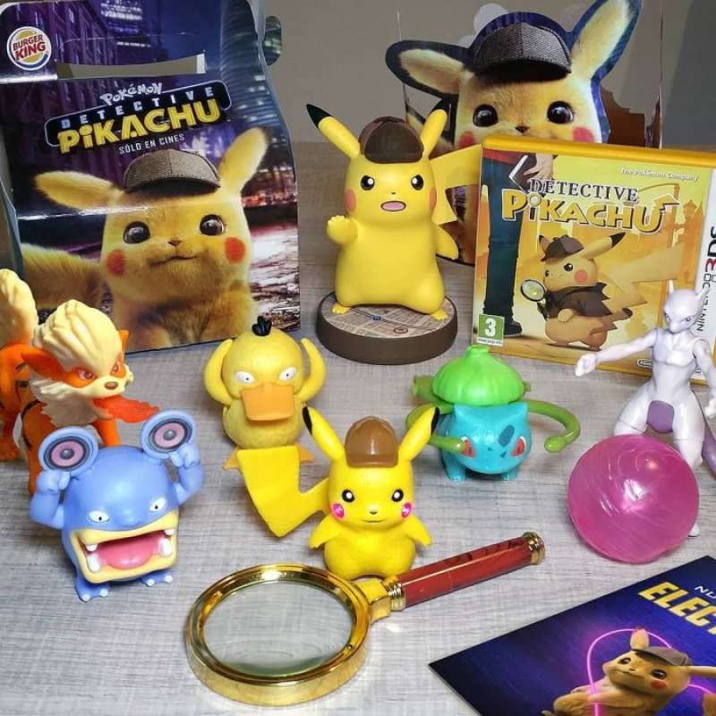 Burger king pikachu detective toys store