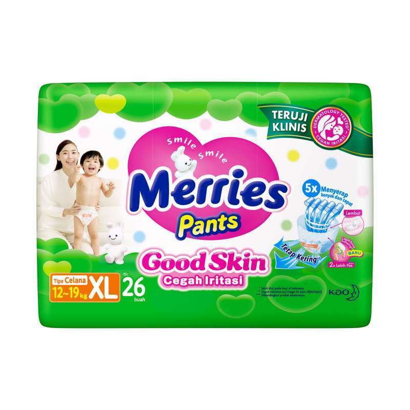 Merries pampers sale xl
