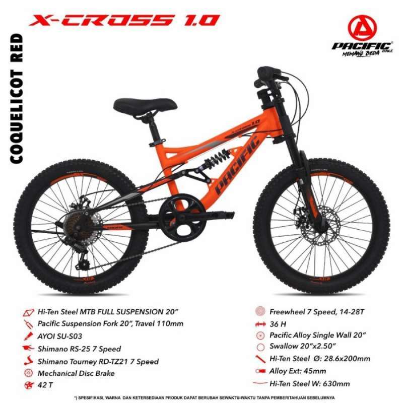 Mtb pacific full suspension clearance