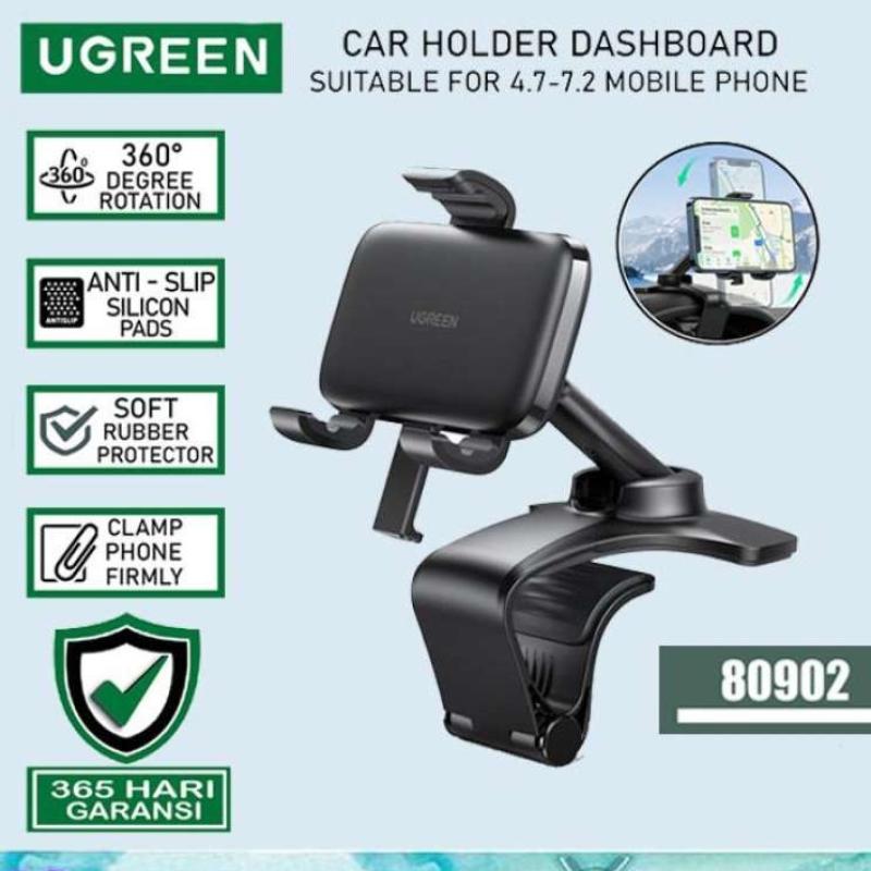 UGREEN Car Mount Phone Holder HP Mobil Jepit Dashboard iPhone - Main Image