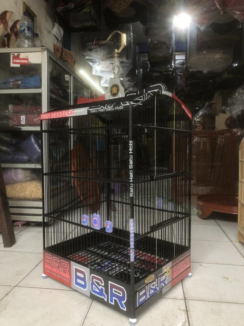 Promo SANGKAR KANDANG KOTAK DEKAL B R no.2 Diskon 23 di Seller