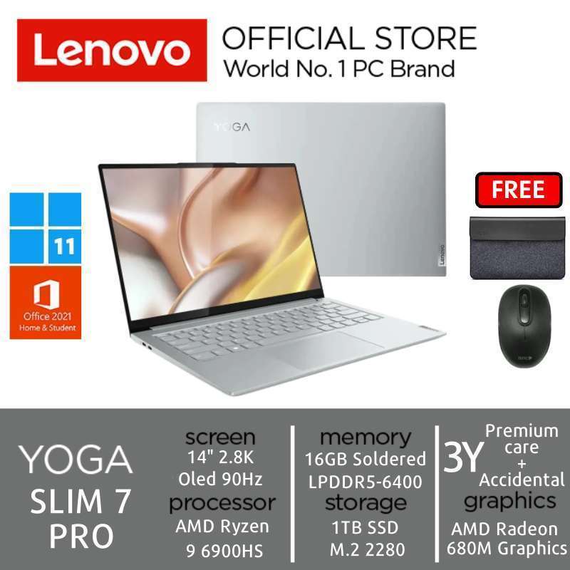 Lenovo Yoga Slim Pro 2BID Notebook [Ryzen 6900HS/16GB/1TB SSD/14