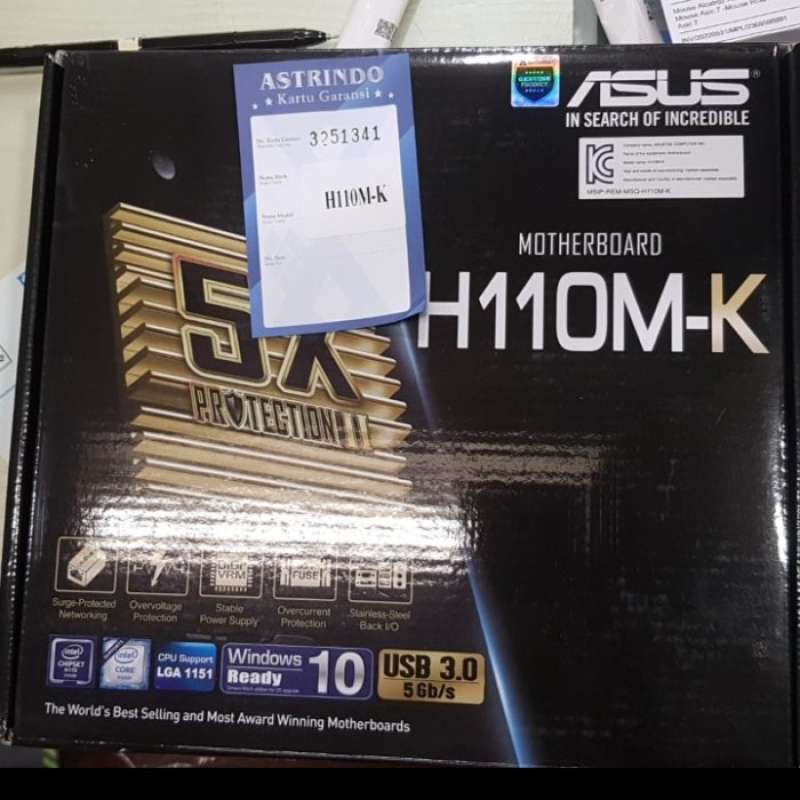 Promo Mainboard Asus H110m k Lga1151 Gen6 7 Asus H110mk Asus H110 Mk Diskon 23 Di Seller Ulita Store Kalibata Kota Jakarta Selatan Blibli