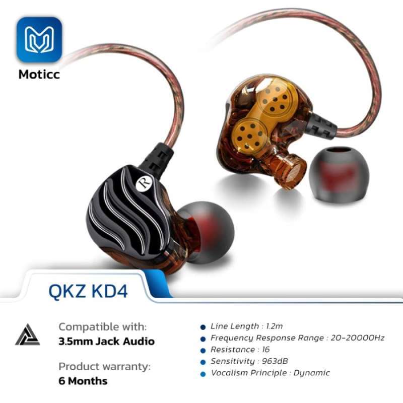 Earphones qkz kd4 store
