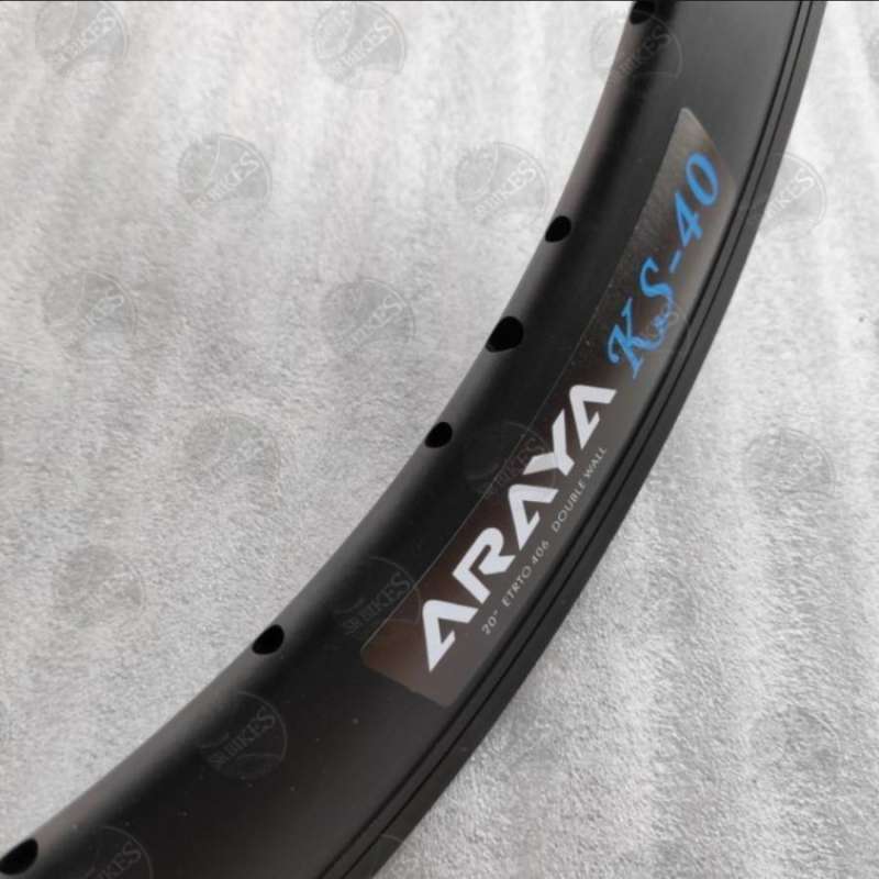 VELG RIMS SEPEDA ARAYA 20 INCI 406 KS 40 DOUBLE WALL SATUAN
