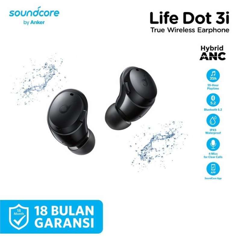 Jual True Wireless Earbuds Anker Soundcore Life Dot 3i A3982 Di