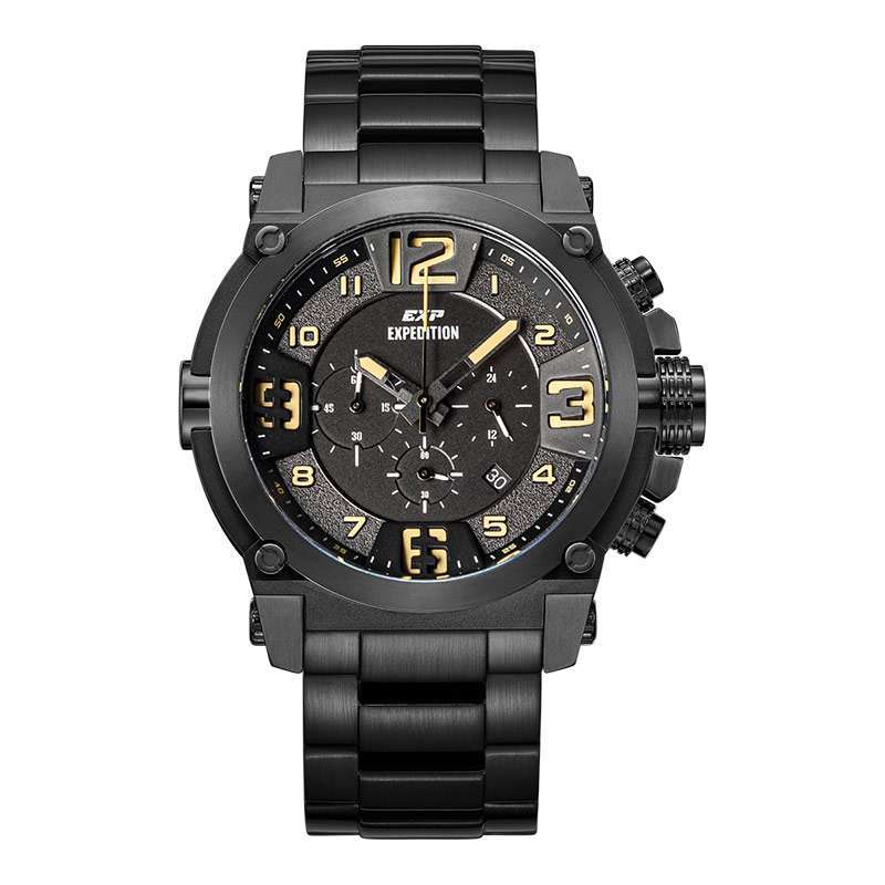 Promo Jam Tangan Pria Expedition Chronograph E 6605 Mc Bipbaiv Black Dial Black Stainless Steel Strap Diskon 35 Di Seller Machtwatch Official Store Kedoya Utara 2 Kota Jakarta Barat Blibli