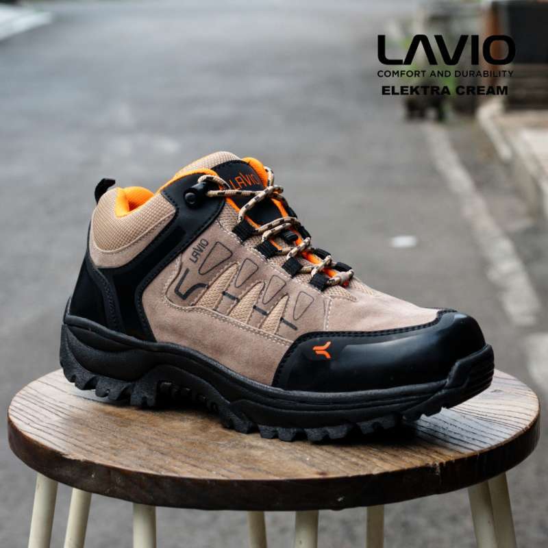 Supervice Sepatu Safety Sepatu Pria Safety Boots High Premium Quality Elektra Booster Mood Hiking Proyek Outdoor Touring