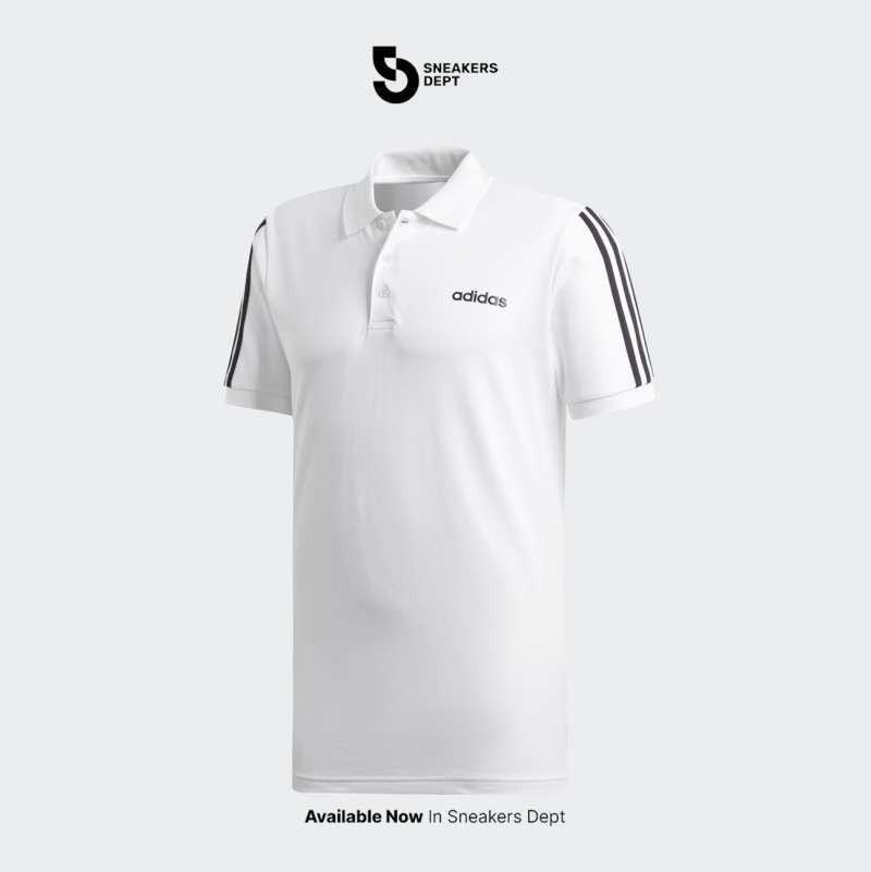 Jual Kaos Polo Pria ADIDAS 3 STRIPES EJ0926 ORIGINAL di Seller