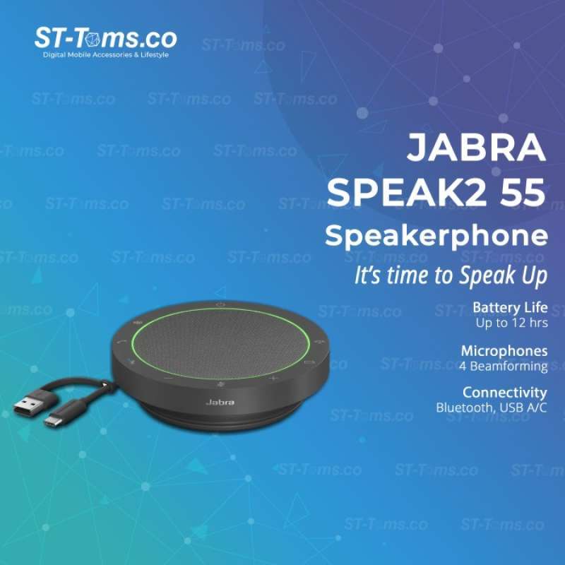Jual Jabra Speak2 55 Speakerphone Bluetooth USB A & USB C With 4 Microphone  di Seller Sentral Beli Beli - jakarta utara - Kota Jakarta Utara | Blibli
