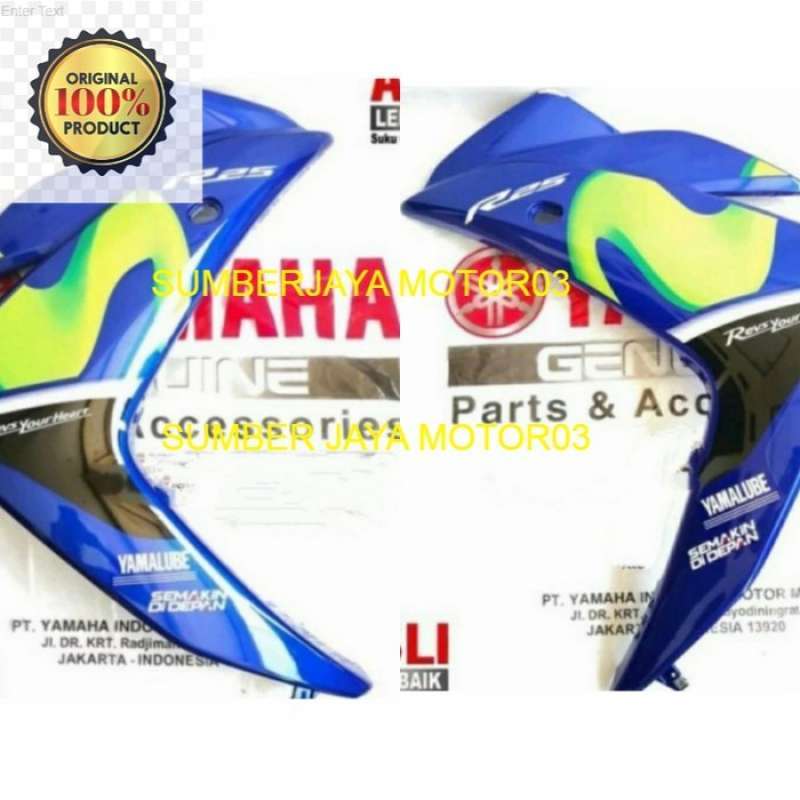 Promo Fairing Kanan Kiri Yamaha R25 Movistar 2017 Original Ygp