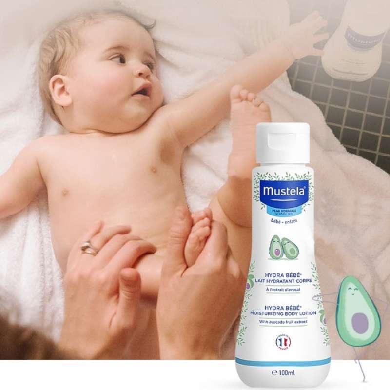 Promo Mustela Hydra Bebe Moisturizing Body Lotion 100Ml Bayi