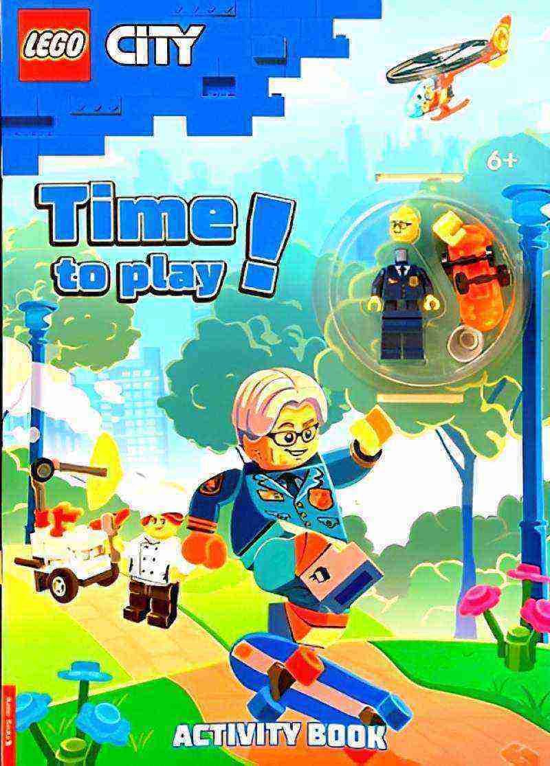 Jual LEGO CITY TIME TO PLAY WHEELER INC TOY ACTIVITY BOOK di
