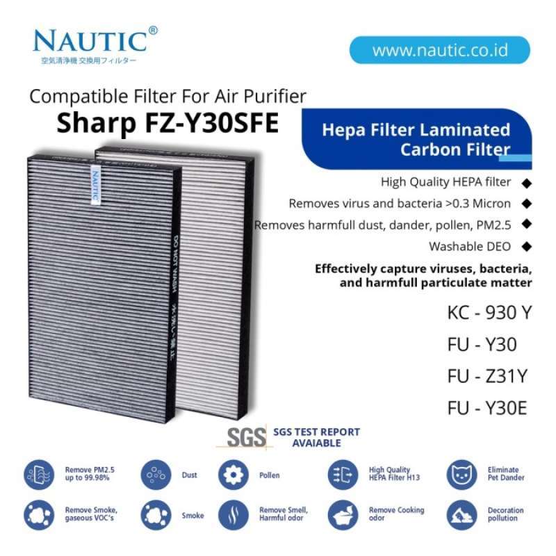 Promo HEPA Filter SHARP Air Purifier FU Y30 Z31 KC 930 Y30