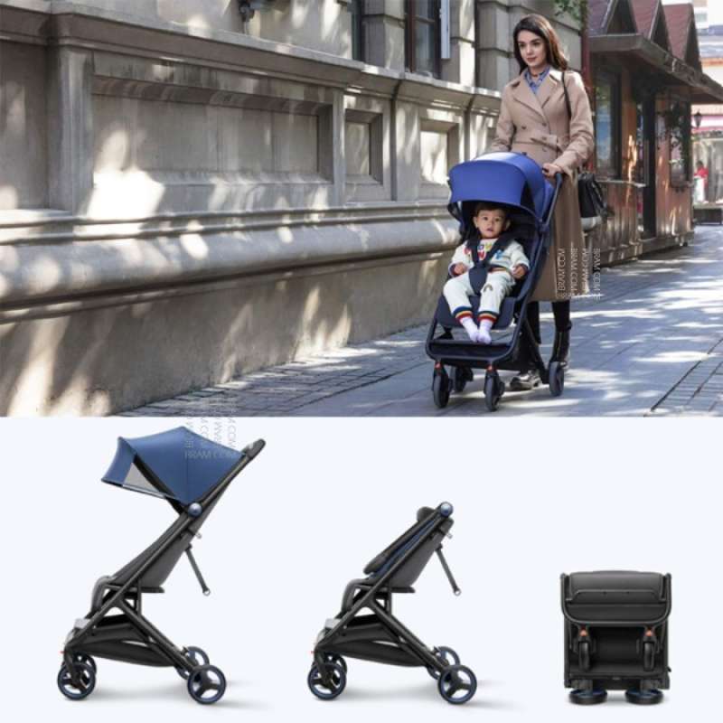 Xiaomi mitu folding stroller sales multifunctional trolley case for babies