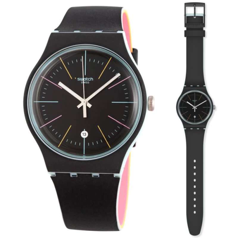 Jual Swatch Suos402 Jam Tangan Pria Black Layered Hitam Di Seller Silsi Watch Store Pasar Manggis Kota Jakarta Selatan Blibli