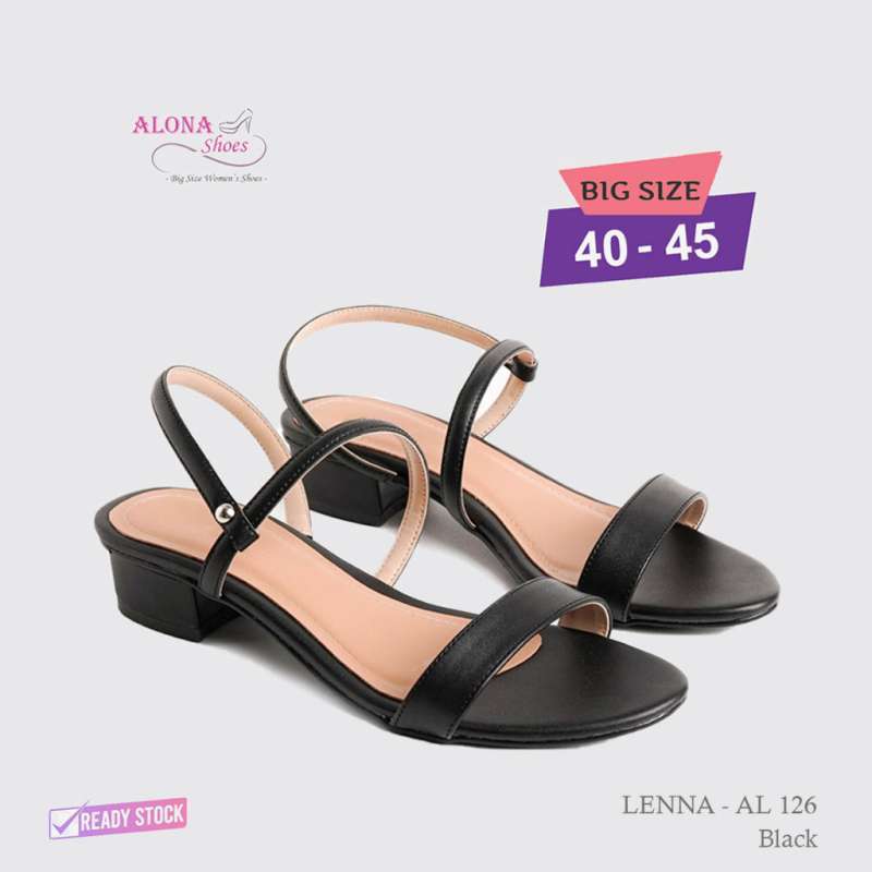 Promo Bossindo ALona Slingback Heels Big Size 41 42 43 44 45
