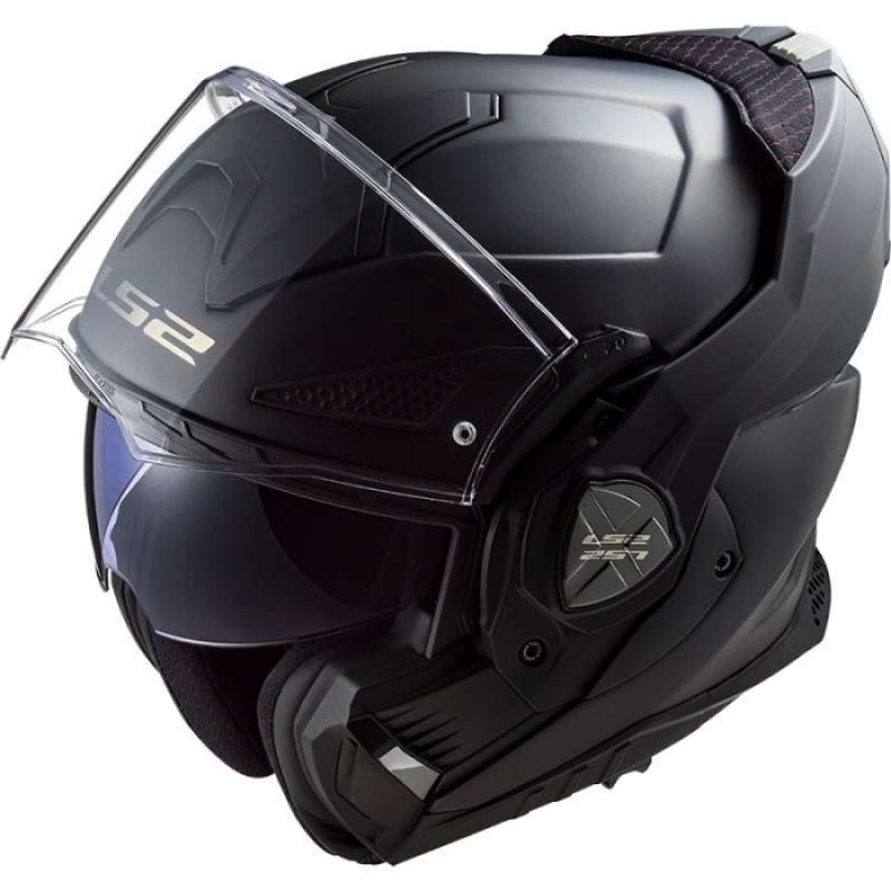 Promo Helm LS2 FF901 ant X Solid Matt Black Helm Modular Diskon 23