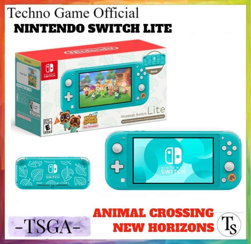 Promo Console Nintendo Switch Lite Animal Crossing New Horizons