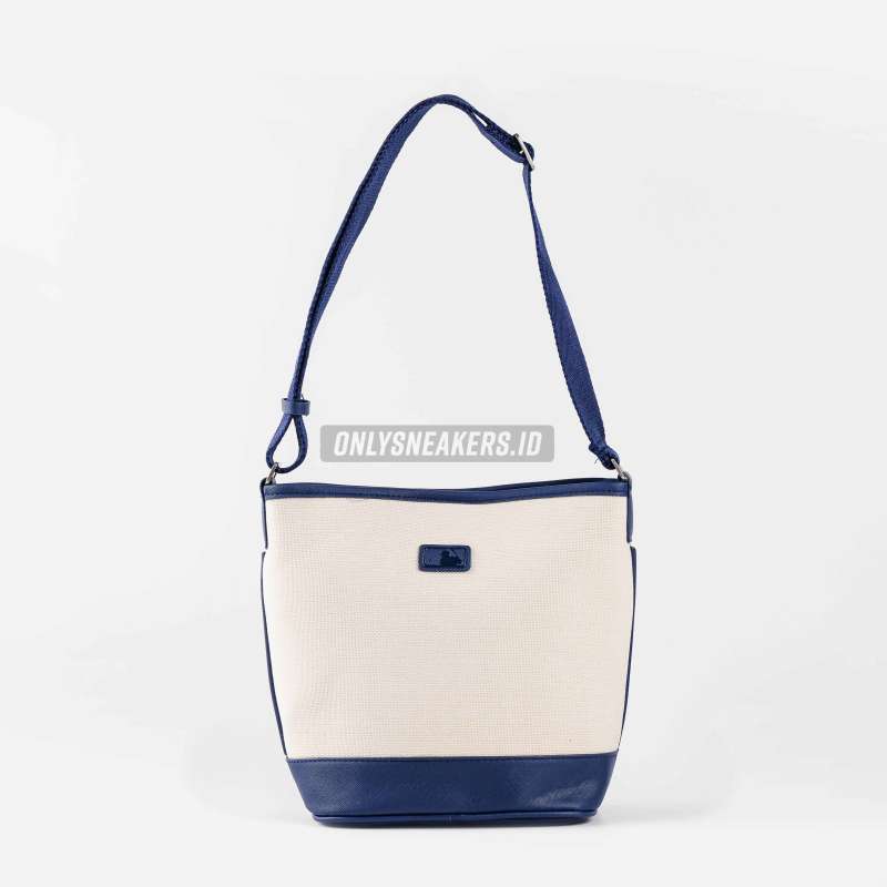 Jual Mlb Basic Big Logo Canvas Bucket Bag Boston Cream (100