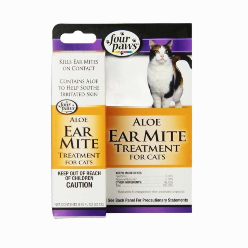 Four paws aloe ear hot sale mite treatment for cats
