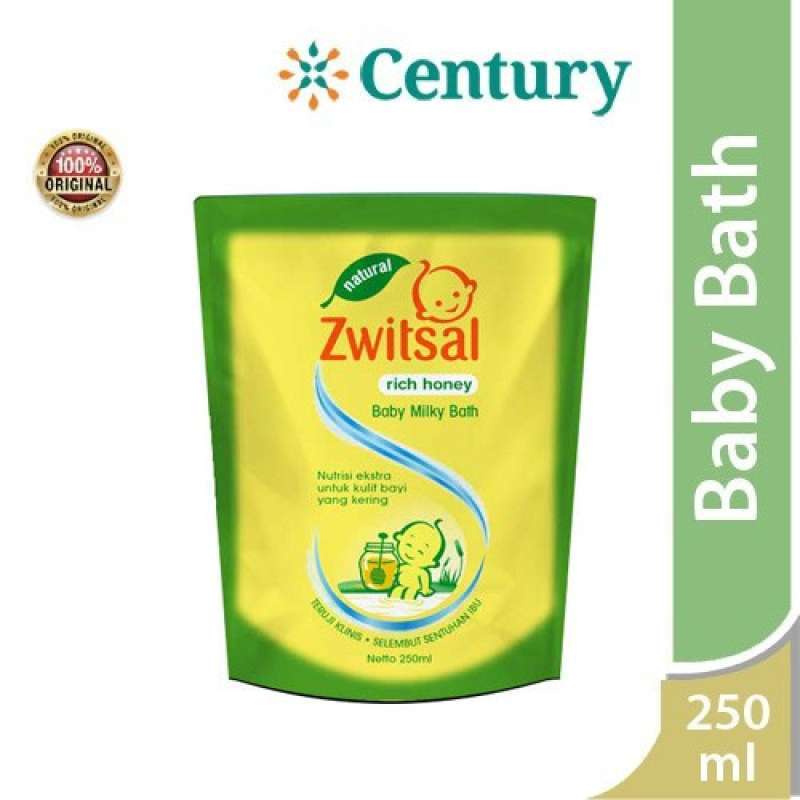 Zwitsal baby bath milk shop & honey