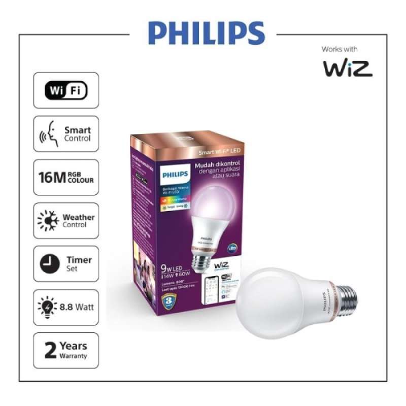 Philips wifi led sales rgb 9w