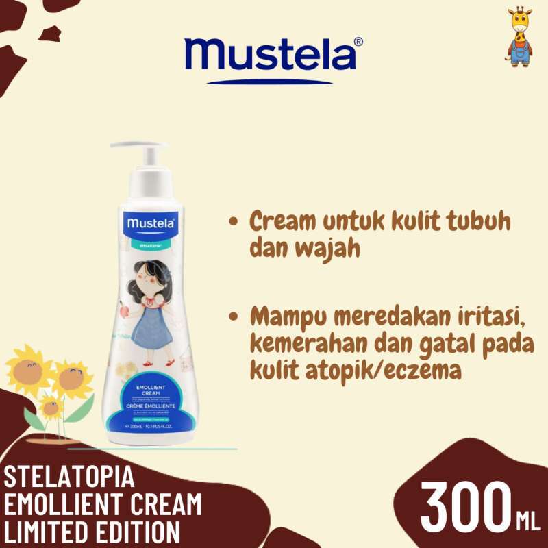 Mustela stelatopia top emollient cream 300ml