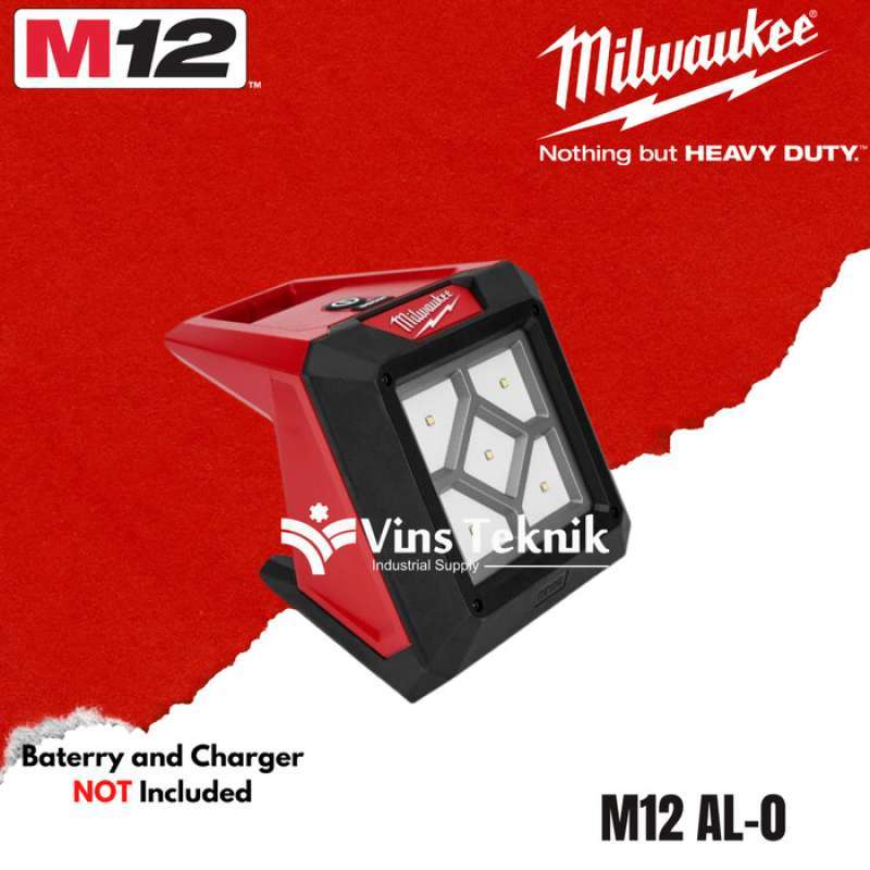 M12 LED Area Light Milwaukee M12 AL 0 lampu kerja center