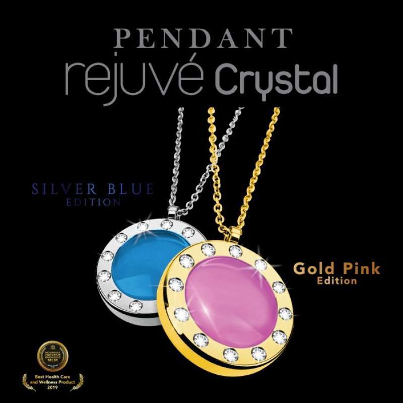 Blue pendant rejuve deals crystal