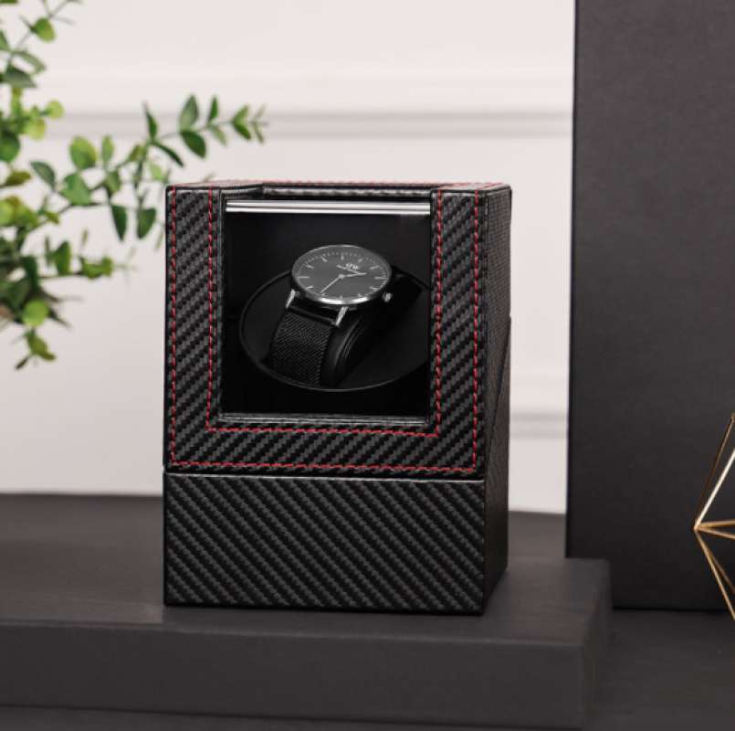 Taiyu Watch Winder Automatic Pemutar Kotak Jam Tangan Otomatis 1 Slot Diskon