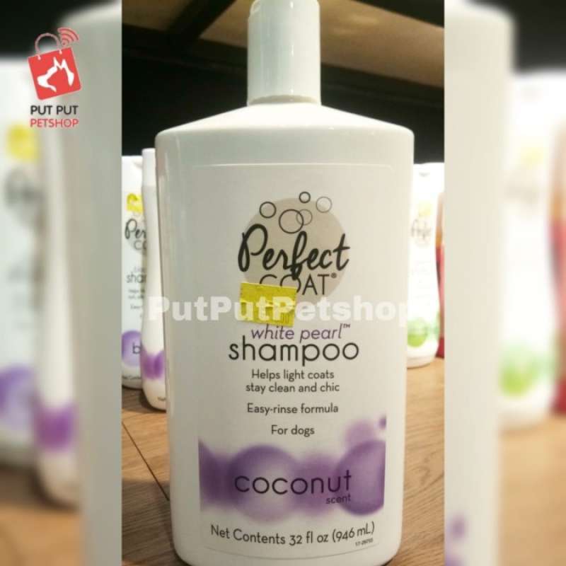 Perfect coat white top pearl shampoo for dogs