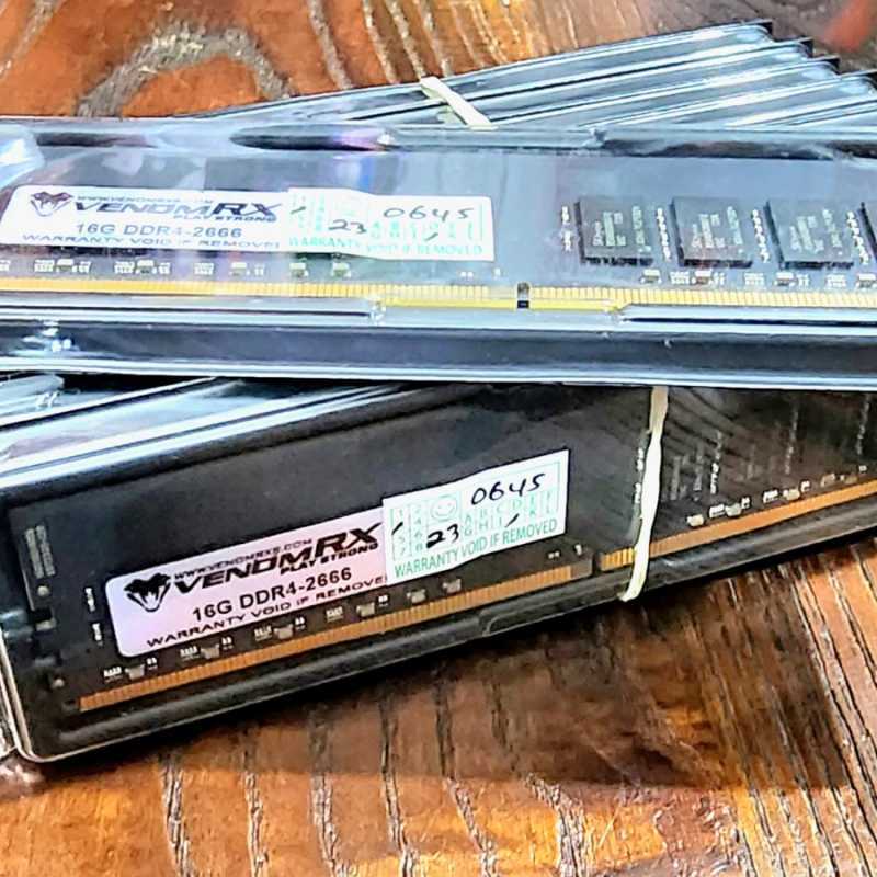 16gb Ram Ram 2666 Notebook Longdim VenomRX DDR4 16GB 2666 MHz
