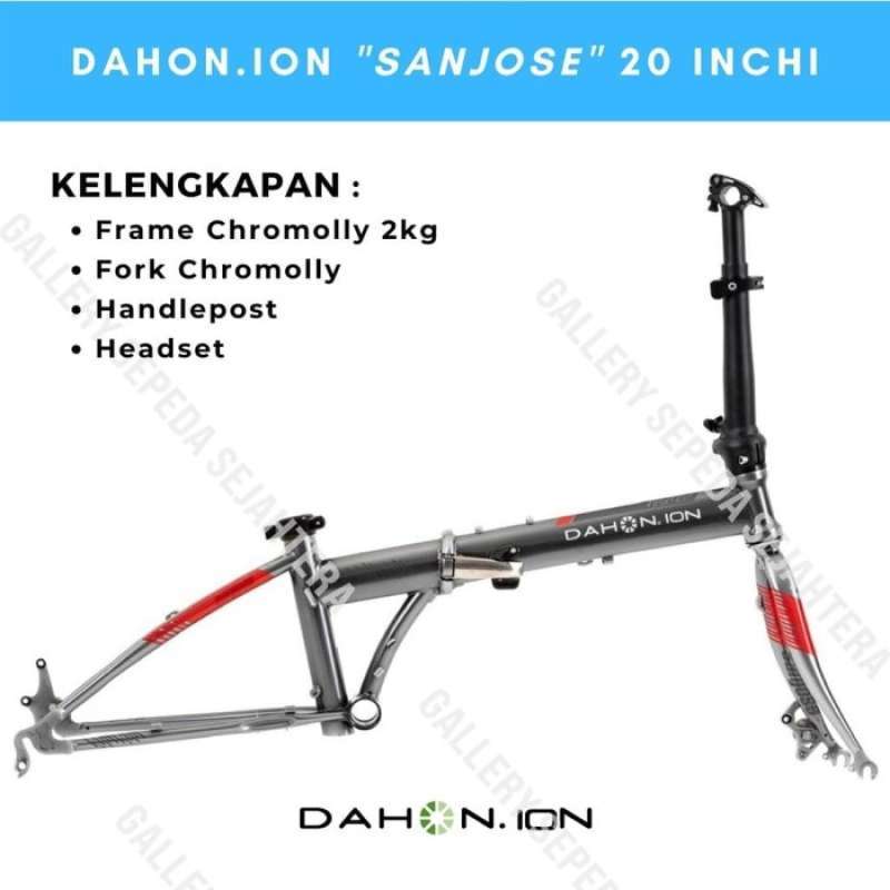 Promo Terbaik Frame Sepeda Lipat Dahon Ion Sanjose Terbaik Diskon