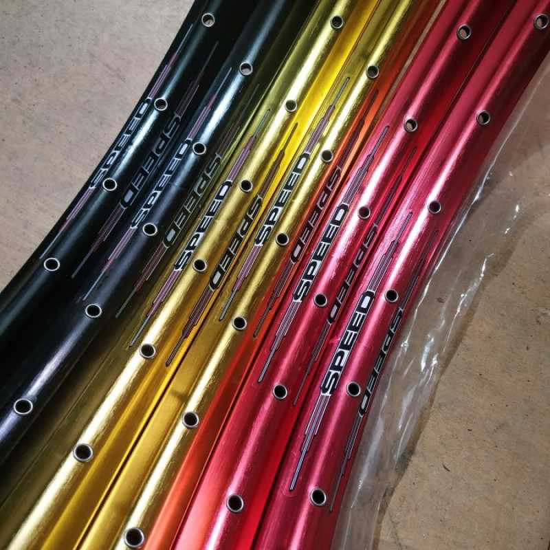 Sale Rim Velg Mtb 26 32H Speed Merah.Hitam.Gold Terbaik