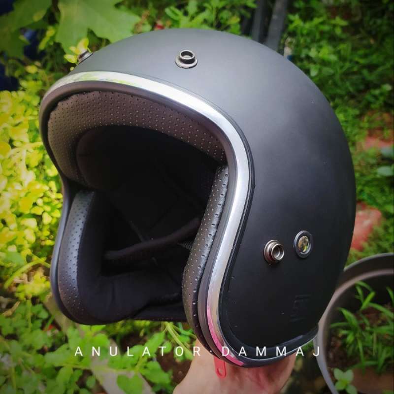Helm vespa retro sale