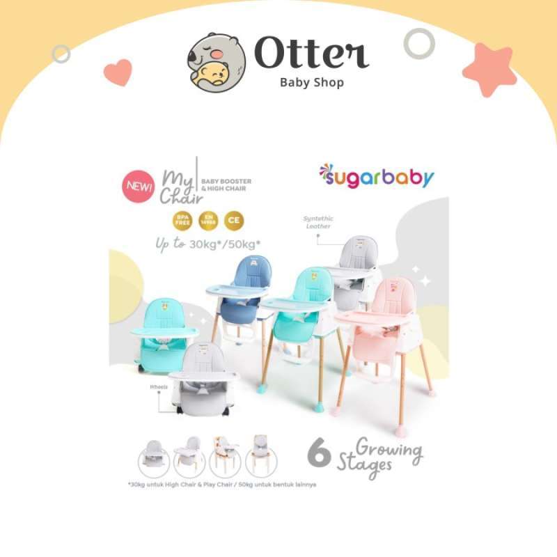 Promo Sugar Baby My Chair Baby Booster and High Chair Diskon 33