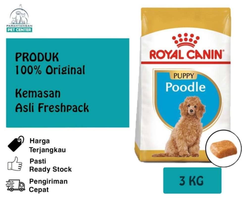 Promo Royal Canin Poodle Junior 3kg Diskon 33 di Seller Cahaya.id