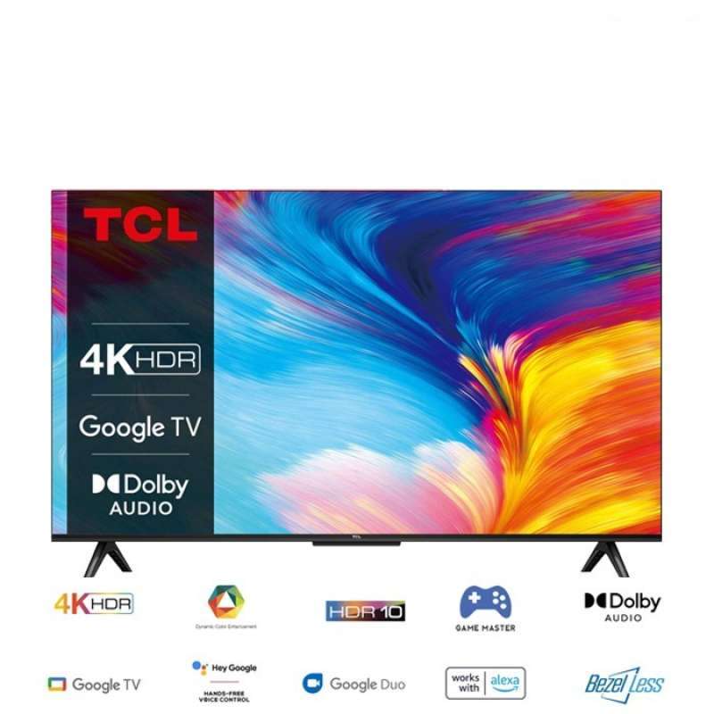 Promo Tcl 43p635 Led 43 Inch 4k Uhd Google Smart Tv Diskon 9% Di