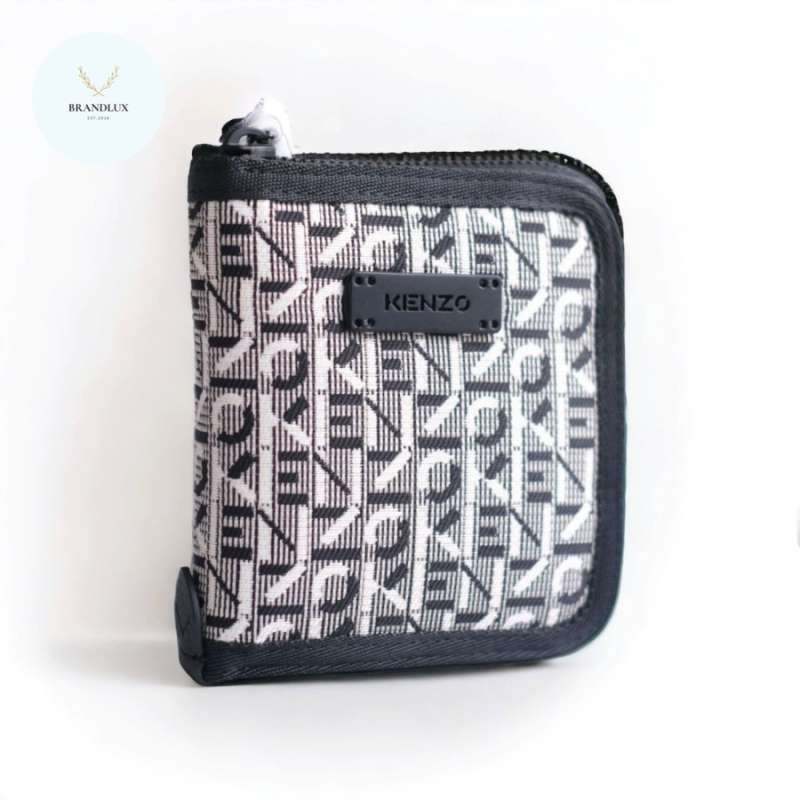 Jual Kenzo Monogrammed Repeat Logo Zip Wallet In Black - 100 Jual Kenzo Monogrammed Repeat Logo Zip Wallet In Black - 100
