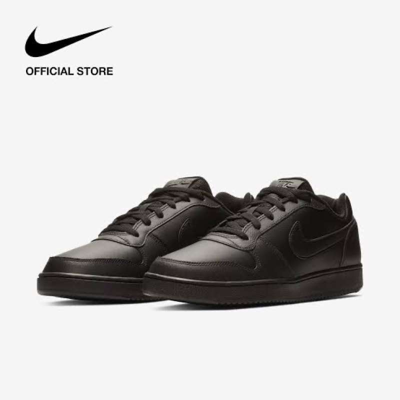 SNEAKERS MEN S NIKE EBERNON LOW TRIPLE BLACK ORIGINAL STORE BNIB AQ1775003