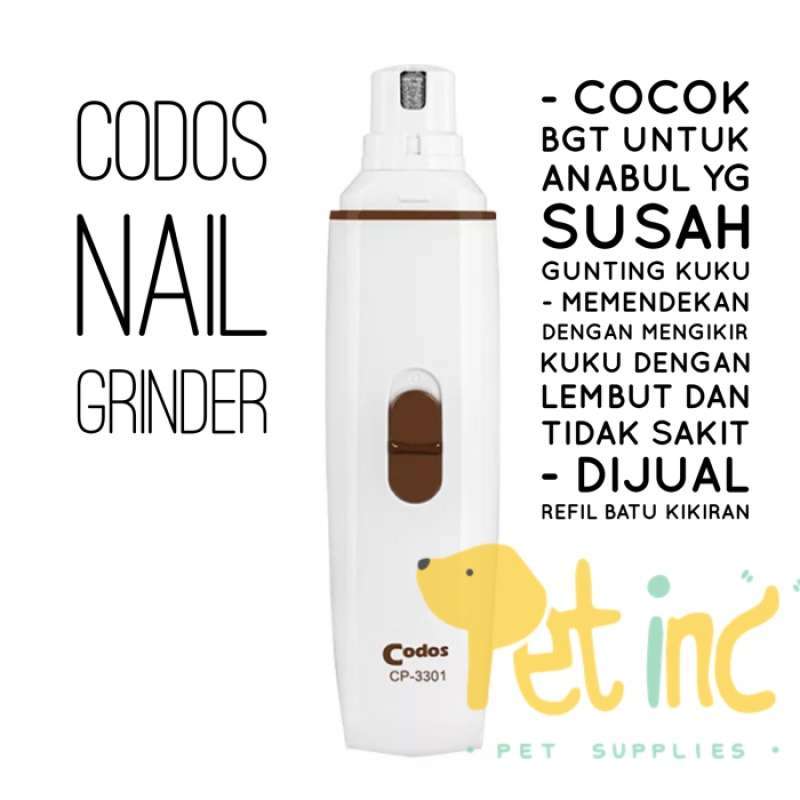 Promo Codos pet nail grinder Diskon 23 di Seller Fuzzi Store