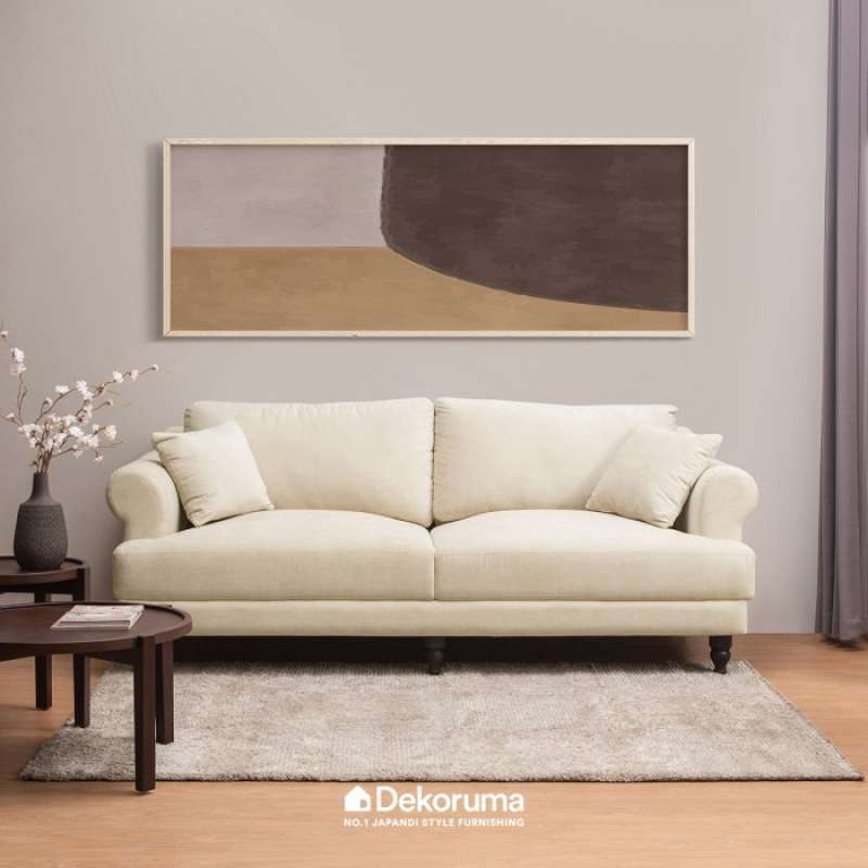 Sofa kulit deals 3 seater