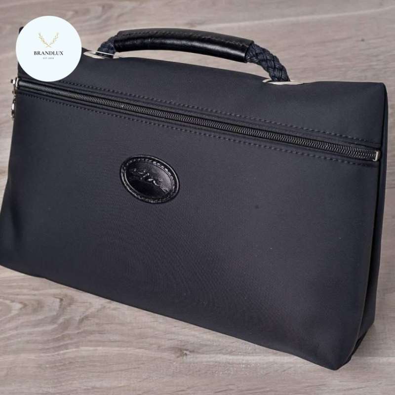 Longchamp Pouch Planetes Top Handle Large 100 Authentic